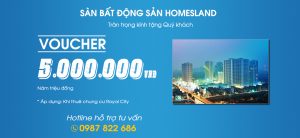 gift voucher cho khách hàng thuê royal city