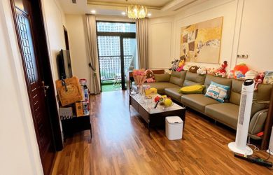Không gian phòng khách căn hộ Royal City